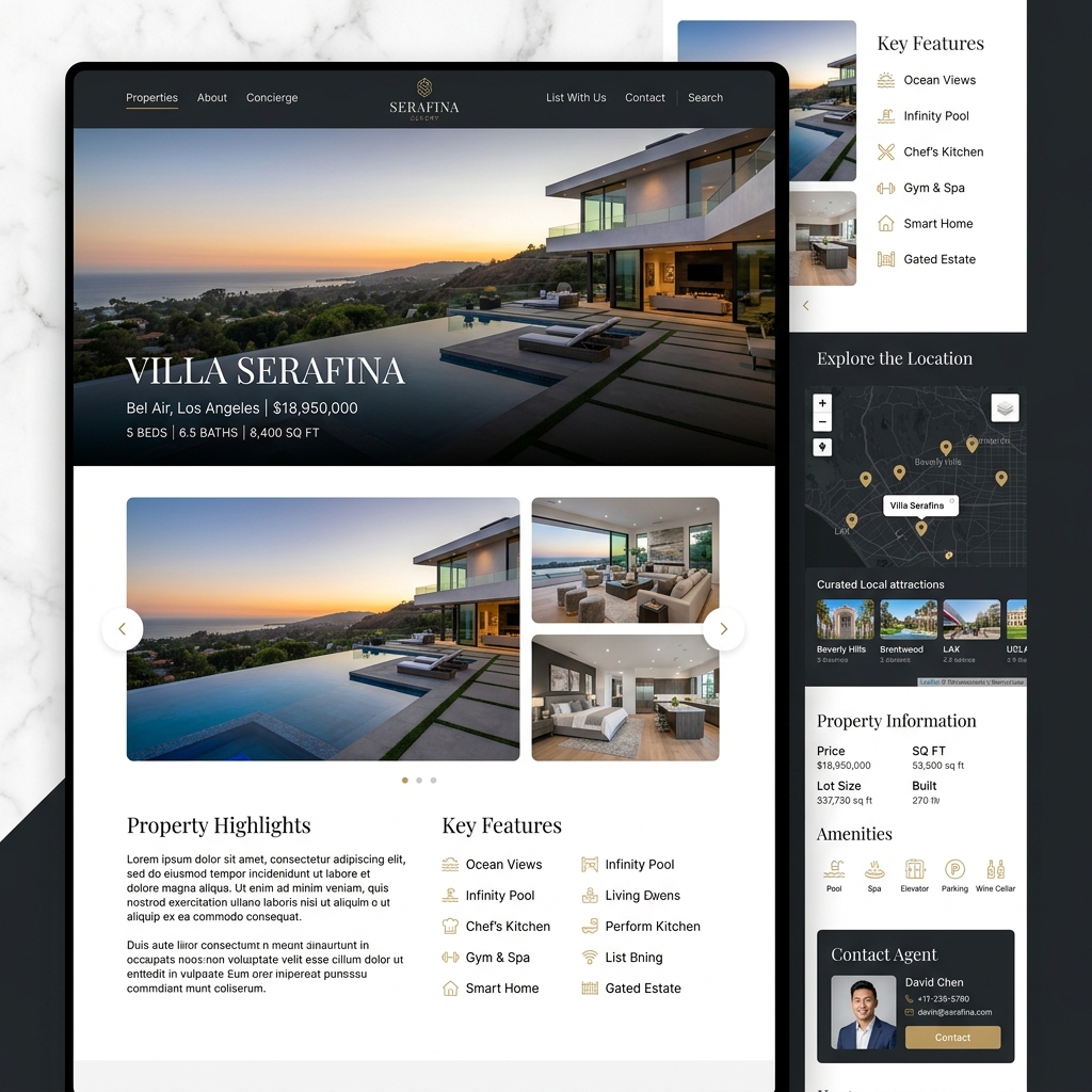 Real Estate Website preview 3