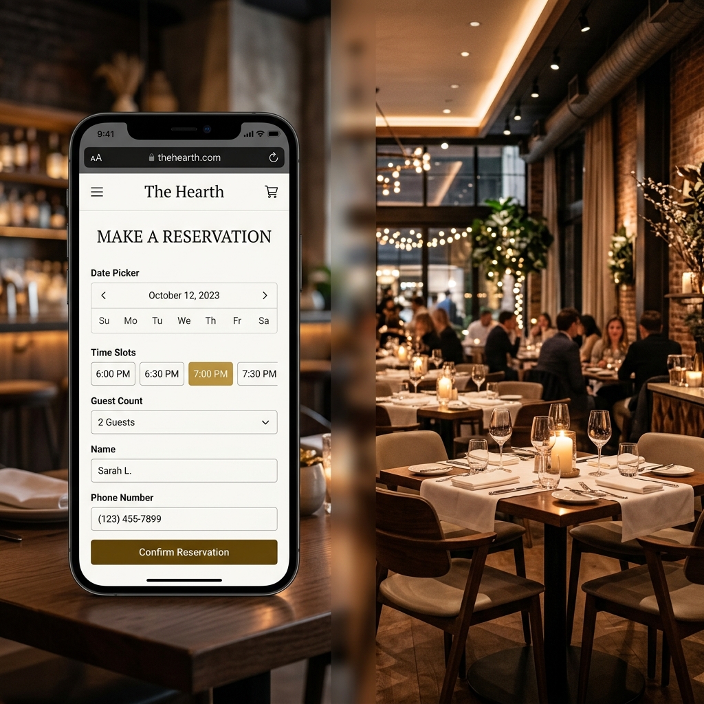 Restaurant Website preview 3